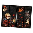 thumbnail image 4 of jicheng 2 Pieces Halloween Window Decoration Halloween Window Poster for Window Door Horror Skeleton, 4 of 9