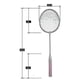 thumbnail image 5 of 2pcs Badminton Rackets And Carrying Bag Set Badminton Racquet Set Indoor Outdoor Sports Accessory H, 5 of 5