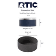 thumbnail image 5 of RTIC 3-in-1 Dog Bowl, Small, Stainless Steel Insulated Bowl, Silicone Lid, Navy & Graphite, 5 of 7