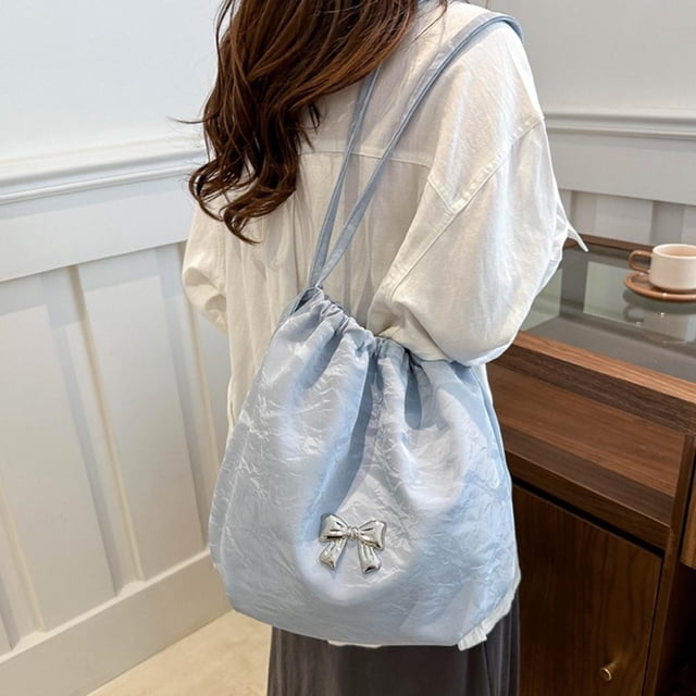 SGACAI Bolso tipo cubo con lazo, bolso de hombro de moda para mujerθÆ