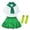 Green-1, variant on Boys Cheerleader Uniform Outfit Cheerleader Dance for Preschool Graduation Shirt Short Sets Graduation Celebration Dress Outfit Party Dress up 12-13 Years