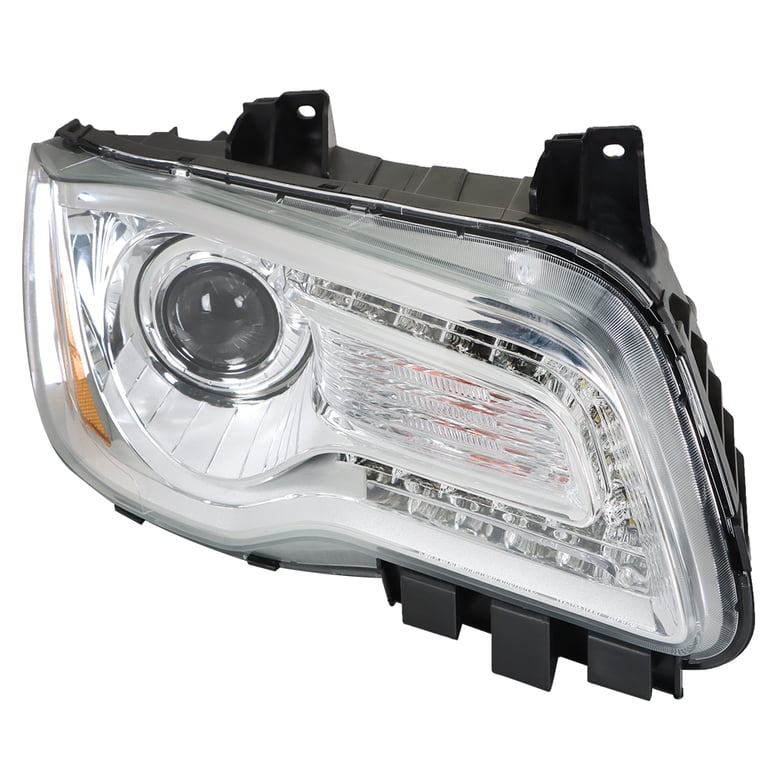 Silscvtt Passenger Right Halogen Headlight Assembly For Chrysler 300 2011-2014