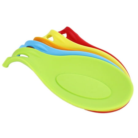 

Xewsqmlo Silicone Spoon Insulation Mat Placemat Drink Glass Coaster Tray