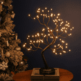 thumbnail image 4 of Fuchusun Black Branches Bonsai Artificial 8 Modes LED Night Light, Warm White, 4 of 6