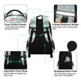 thumbnail image 4 of FORMRS Kids School Backpack Elementary Student Unisex Travel Bookbag with Reflective Stripes, Red Trains Pattern, 4 of 7