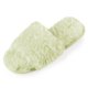 thumbnail image 2 of Chanclas De Felpa Rizadas Antideslizantes Cómodas Peludas Para Mujer Verde 38, 2 of 4