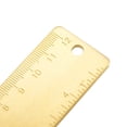 thumbnail image 4 of 120mm 4 Inch Brass Straight Rulers Drawing Measuring Ruler, 4 of 5
