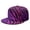 Abstract P, variant on Abstract Print Flat Brim Baseball Cap - Durable Adjustable Snapback Hat for Musicians & Skaters
