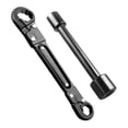 thumbnail image 3 of Llave de tubo de doble extremo, herramientas útiles de plomería, herramientas profesionales de llave de plomería para tope de ángulo de compresión, 3 of 8