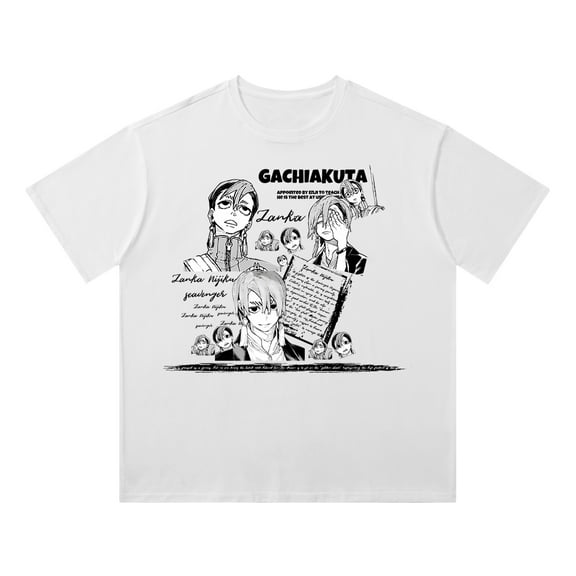 Gachiakuta Cotton T-Shirt Vintage Wash For Women/Men Short Sleeve Tshirt Tee Cosplay Streetwear