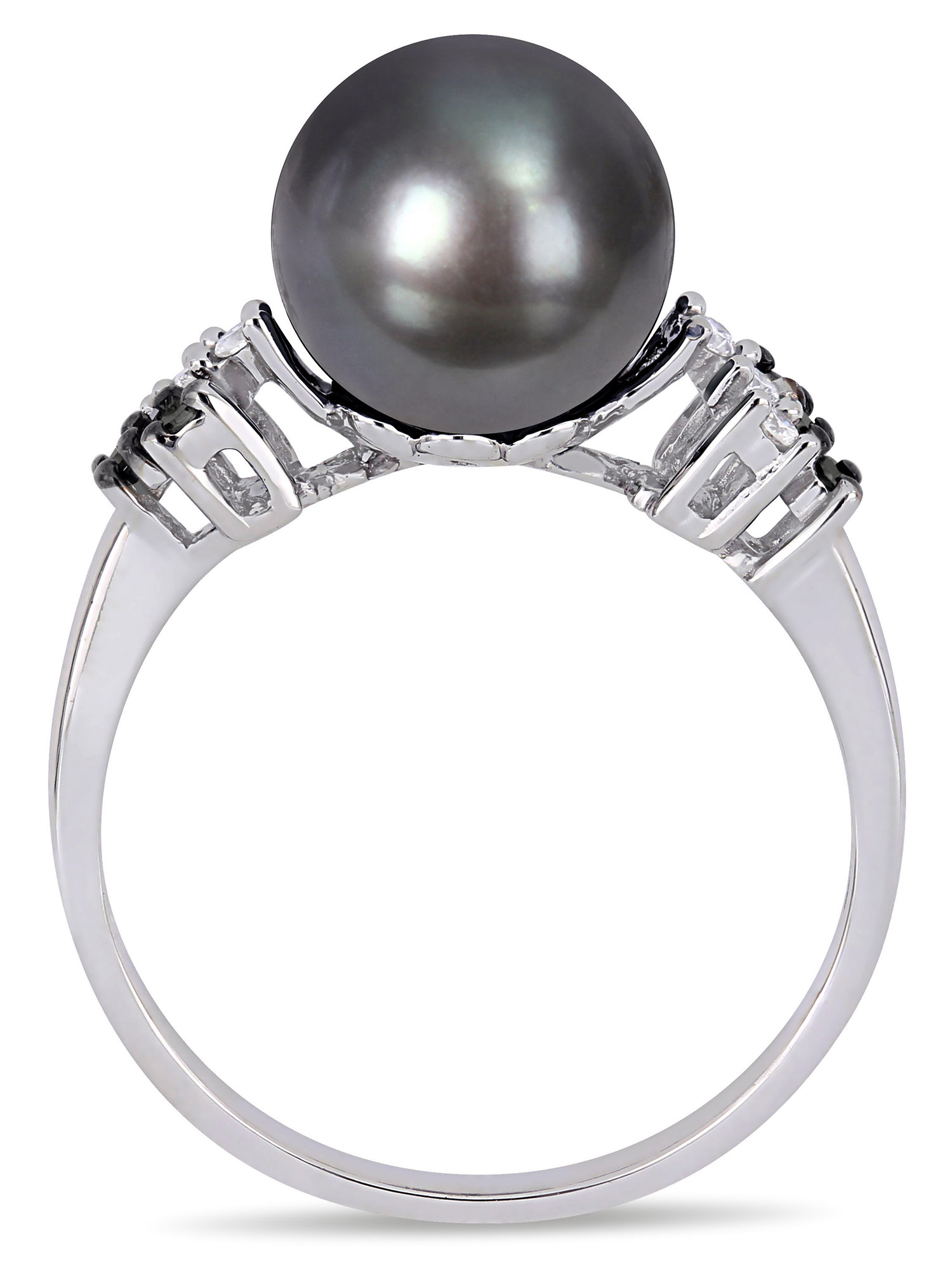 Everly Women's Cultured Pearl and Diamond 10k White Gold Ring