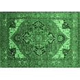 thumbnail image 1 of Ahgly Company Indoor Rectangle Oriental Emerald Green Industrial Area Rugs, 7' x 9', 1 of 4