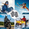 thumbnail image 5 of Guantes de invierno para hombres y mujeres, guantes cálidos para mensajes de texto con pantalla táctil con forro de punto suave térmico, puños elásticos, 5 of 5