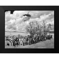 thumbnail image 2 of Johnson, George 24x19 Black Modern Framed Museum Art Print Titled - Wheel Fence the Palouse, 2 of 5