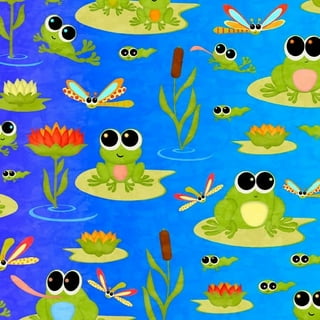 Spoonflower Fabric - Fresh Colorful Frogs Polka Dots Quirky Novelty Printed  on Petal Signature Cotton Fabric Fat Quarter - Sewing Quilting Apparel  Crafts Decor 