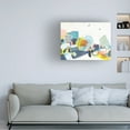 thumbnail image 2 of Canvas Wall Art - Jan Weiss 'Resort Town 4' Wall Art for Living Room, Bedroom, or Office Décor by Trademark Fine Art - 19 x 14 Inches, 2 of 4