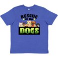 thumbnail image 3 of Inktastic Rescue All the Dogs Youth T-Shirt, 3 of 5