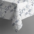thumbnail image 4 of 52x52 Inch Waterproof Square Tablecloth, Thickened Polyester Table Cover for Dining & Parties, Floral Print, 4 of 6