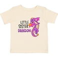 thumbnail image 3 of Inktastic Little Sister Cute Purple Dragon Girls Baby T-Shirt, 3 of 5