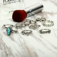 thumbnail image 6 of Kiplyki 9pcs/Set Women Bohemian Vintage Silver Stack Rings Above Knuckle Rings Set, 6 of 8