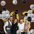 thumbnail image 2 of 2024 New Years Decorations Silver - Happy New Year Balloons Set, 40pcs Happy New Year Silver and Black Latex Printed Confetti Balloons, Goodbye 2023 Welcome 2024 New Years Eve Party Decor, 2 of 7