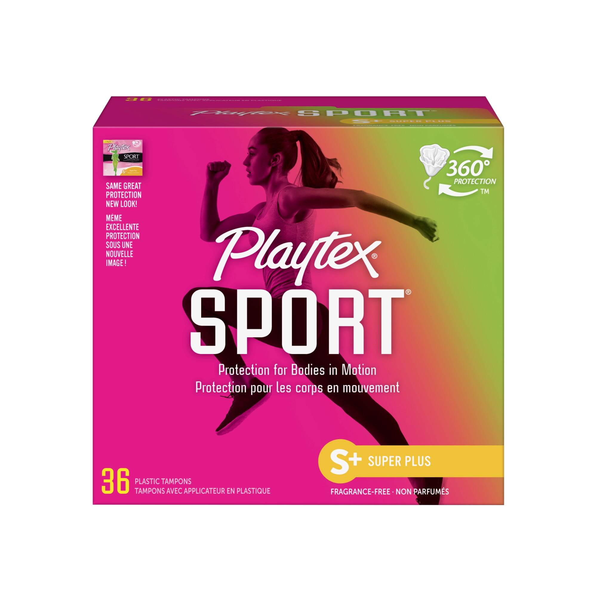 Playtex Sport Plastic Tampons, Super Plus, Unscented, 36 Ct Walmart