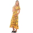 thumbnail image 2 of Maternity and Nursing Butterfly Sleeve Dress with Ruffles, 2 of 4