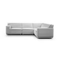 thumbnail image 3 of Parker Modular Sofa Chair, Left Arm When Facing, Faux Leather, Pieces Create Any Sofa Configuration Desired., 3 of 3