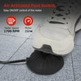 thumbnail image 7 of 75FT 3/8 Inch Electric Sewer Snake, Auto Feeding Drain Auger Cleaner with 4 Cutter Heads & Foot Switch – 2" to 4" Pipe Drain Cleaner Machine for Home & Professional Use, 7 of 7