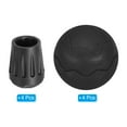 thumbnail image 3 of Unique Bargains 0.55'(14mm) Chair Feet Replacement Plastic Camping Chair Leg Tips Cap Protector Black 4 Pack, 3 of 7