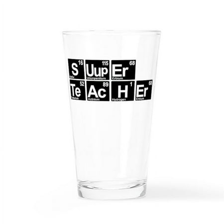 

CafePress - Super Chem Teacher - Pint Glass Drinking Glass 16 oz. CafePress