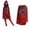 Red, variant on HTQWLP Halloween Superhero Fancy Dress Costumes, Superhero Onesie Cosplay Outfits with Cloak & Masks, One-Piece Superhero Jumpsuit, Halloween Party Dress up Performance Costume for Girls, Pink/XS