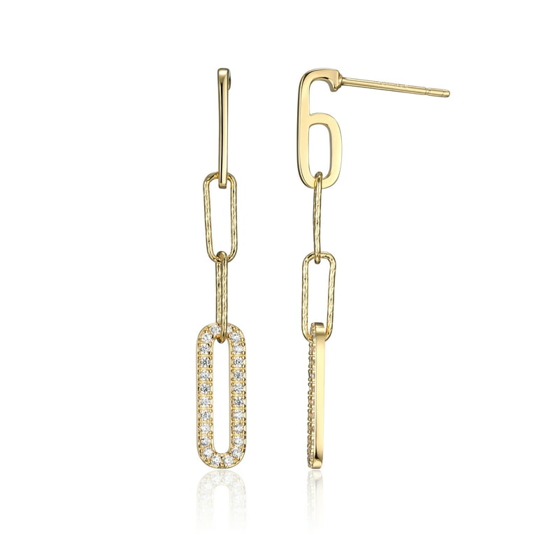 Sterling Silver Cubic Zirconia Stud Earrings Facets Sterling Silver Cubic Zirconia Stud Earrings Facets