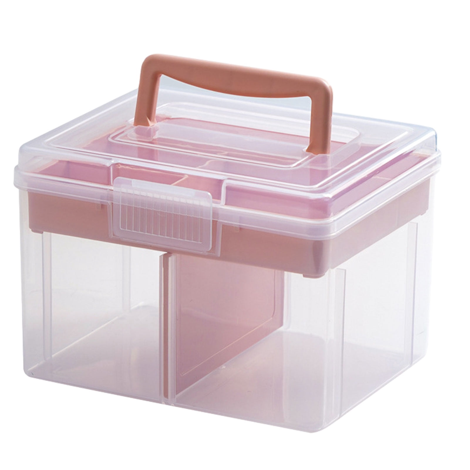 Destyer Conteneur de Rangement Pratique Sans Encombrement Applications Larges Organisateur de Rangement Bien Organisé Rose (S)