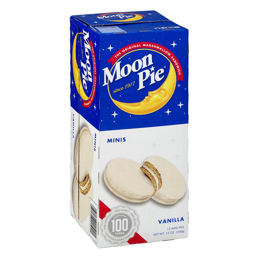 Moon Pie Mini Vanilla Marshmallow Sandwiches, 1 Oz., 12 Count