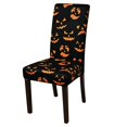 thumbnail image 4 of WIFKLSIIPG Halloween Pumpkin Dining Room Chair Non Stretch Chair Slipcovers Removable Washable Chair Protector Cover for Kitchen Dining Room Holiday Party Home, 4 of 5