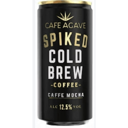 Cafe Agave Café Mocha Cold Brew Spiked Coffee, 187 ml Can, 12.5% ABV