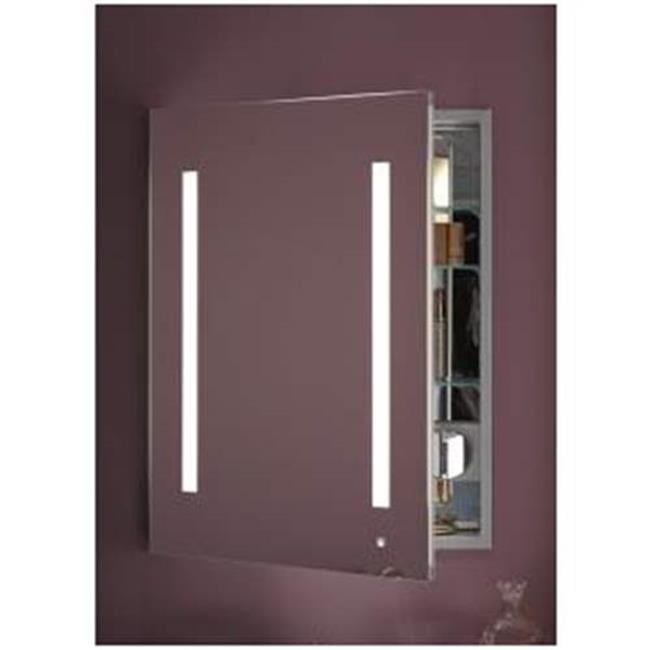 Robern Ac2430d4p1r Aio Series Single Door Mirrored Medicine