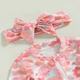 thumbnail image 3 of Kids Girls Rash Guard Swimsuit Romper Zipper Long Sleeve Sun Protection Bathing Suit with Headwear, 3 of 6
