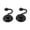 Black, variant on Curtain Tie Backs,2 PCS Alloy Curtain Holdbacks Back Hooks Wall Mounted Coat Hanger Set