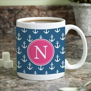 Personalized Anchors Away Coffee Mug