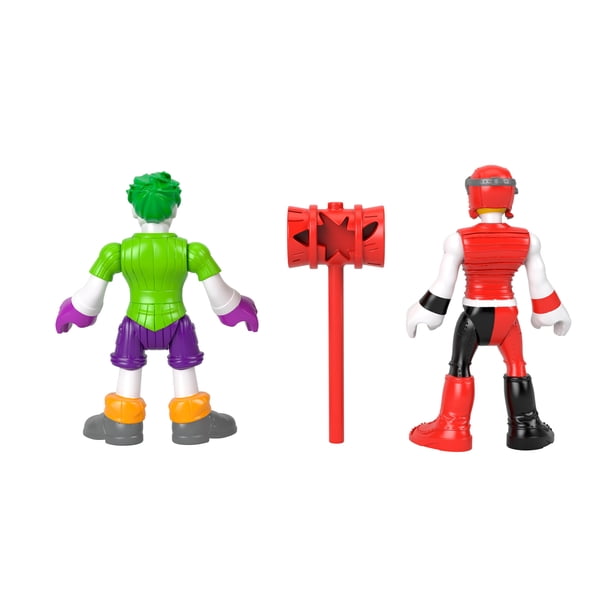 Imaginext DC Super Friends The Joker & Harley Quinn Figure Set, 3