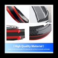 thumbnail image 3 of Car Trunk Spoiler Roof Lip Kit, Rear Trunk Lip or Roof Spoiler Sticker Bar, Car Rear Spoiler Rear Spoiler Kit ,Carbon,1x Trunk Spoiler,carbon fiber, 3 of 5