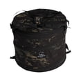 thumbnail image 3 of Basurero plegable para camping, contenedor de reciclaje, bolsas de basura portátiles, almacenamiento de ropa sucia camuflaje negro, 3 of 9