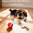thumbnail image 2 of Realistic French Bulldog, Pup Dog Stuffed Animal - 9.8'' Creative Cuddy Puppy Plush Toy, 2 of 4