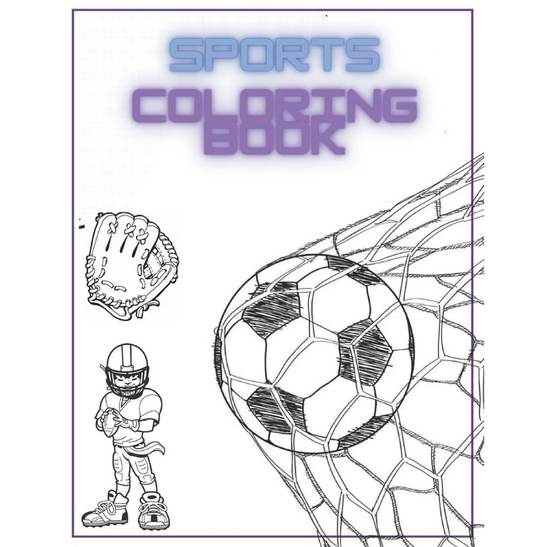 sport coloring book pages