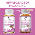 thumbnail image 4 of Myo-Inositol & D-Chiro Inositol - Most Beneficial 40:1 Ratio -Hormonal Balance & Healthy Ovarian Function Support for Women - 120 Capsules, 4 of 8