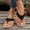 Black, variant on SMihono Sandals Womens Summer Plus Size Women's Flat Shoes Ladies Beach Sandals Summer Non-Slip Causal Slippers Flip Flops Slipper On Clearance