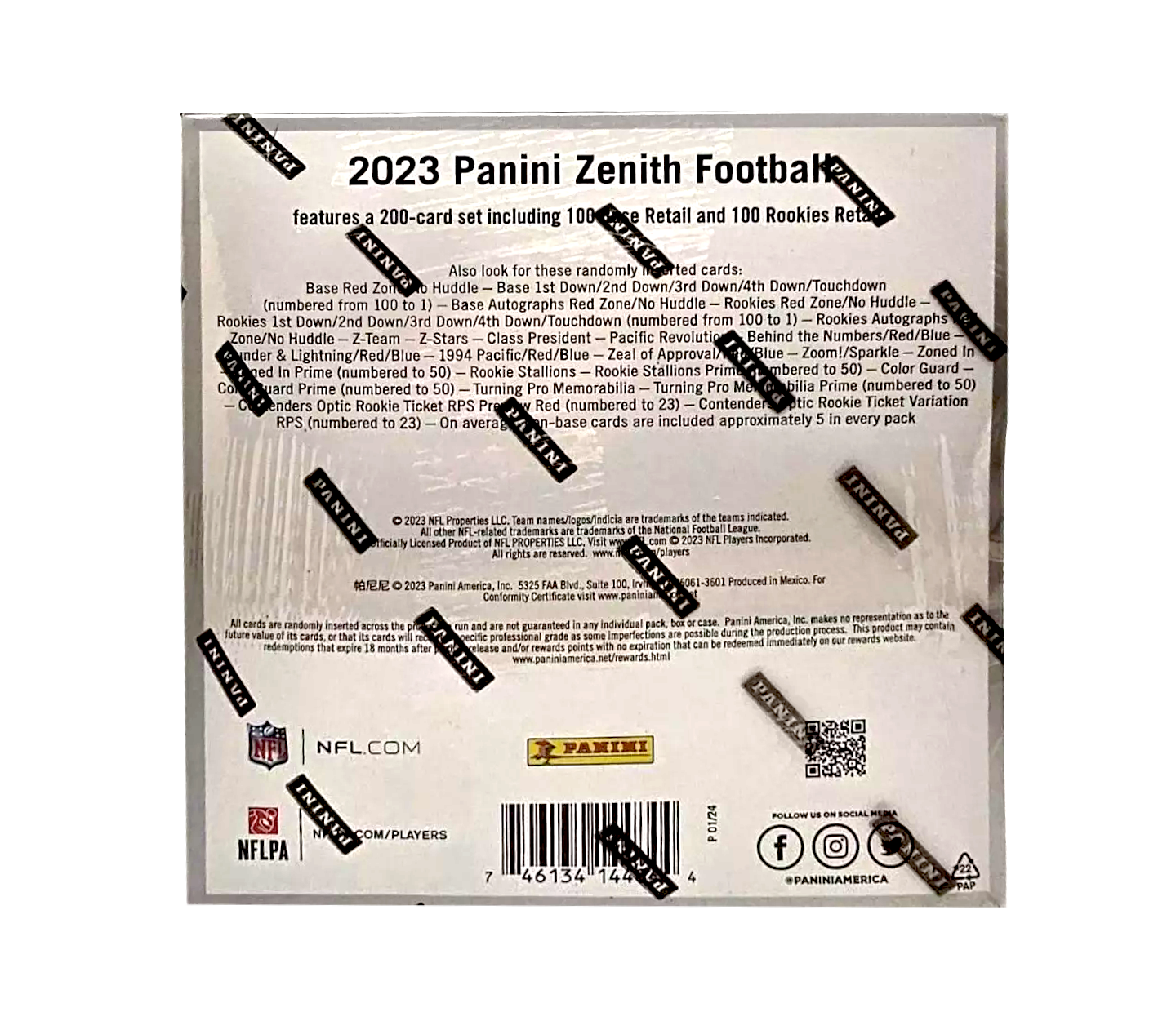 2023 Panini Zenith Football Mega Box Trading Cards - image 3 of 3