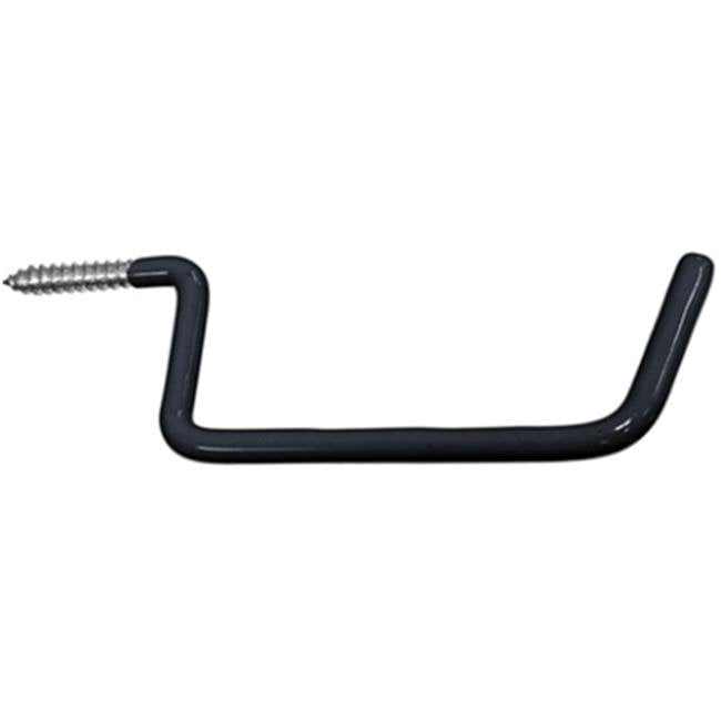 6 in. All Purpose Black Vinyl Coated Ladder Hook